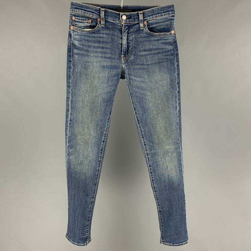LEVI'S PREMIUM Size 29 Blue Washed Cotton Jeans